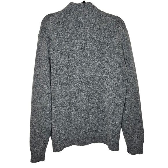 J Crew Mens 100% Lambswool Grey Pullover Sweater sz XL - Picture 2 of 5